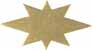 Inlay, Large Hunter's Star,
2.16" by 1.16", brass 0.040" thick